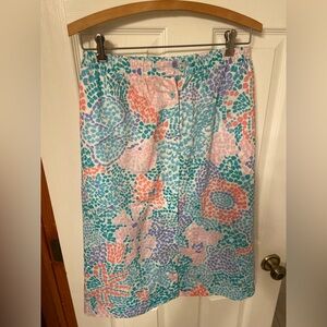 Colorful Vintage Floral Skirt